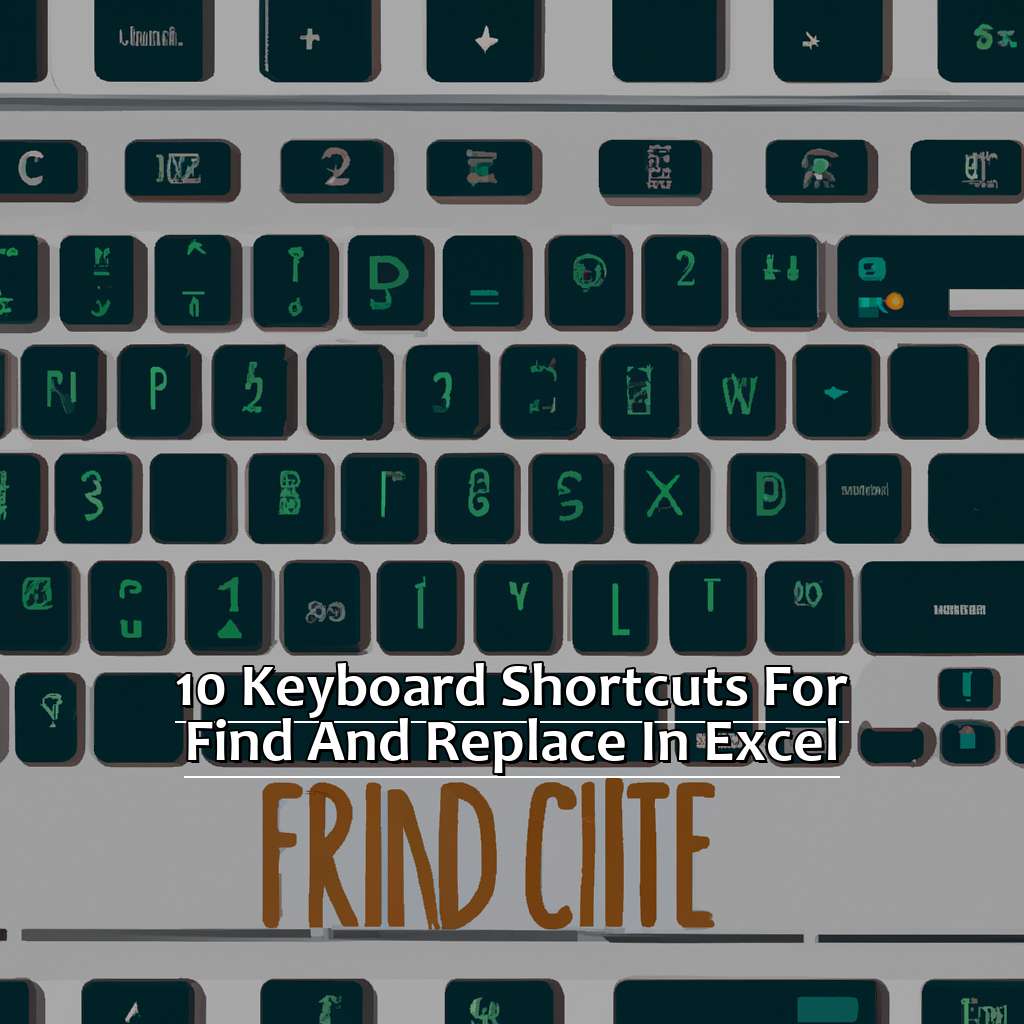 10 Keyboard Shortcuts for Find and Replace in Excel-10 Keyboard Shortcuts for Find and Replace in Excel, 