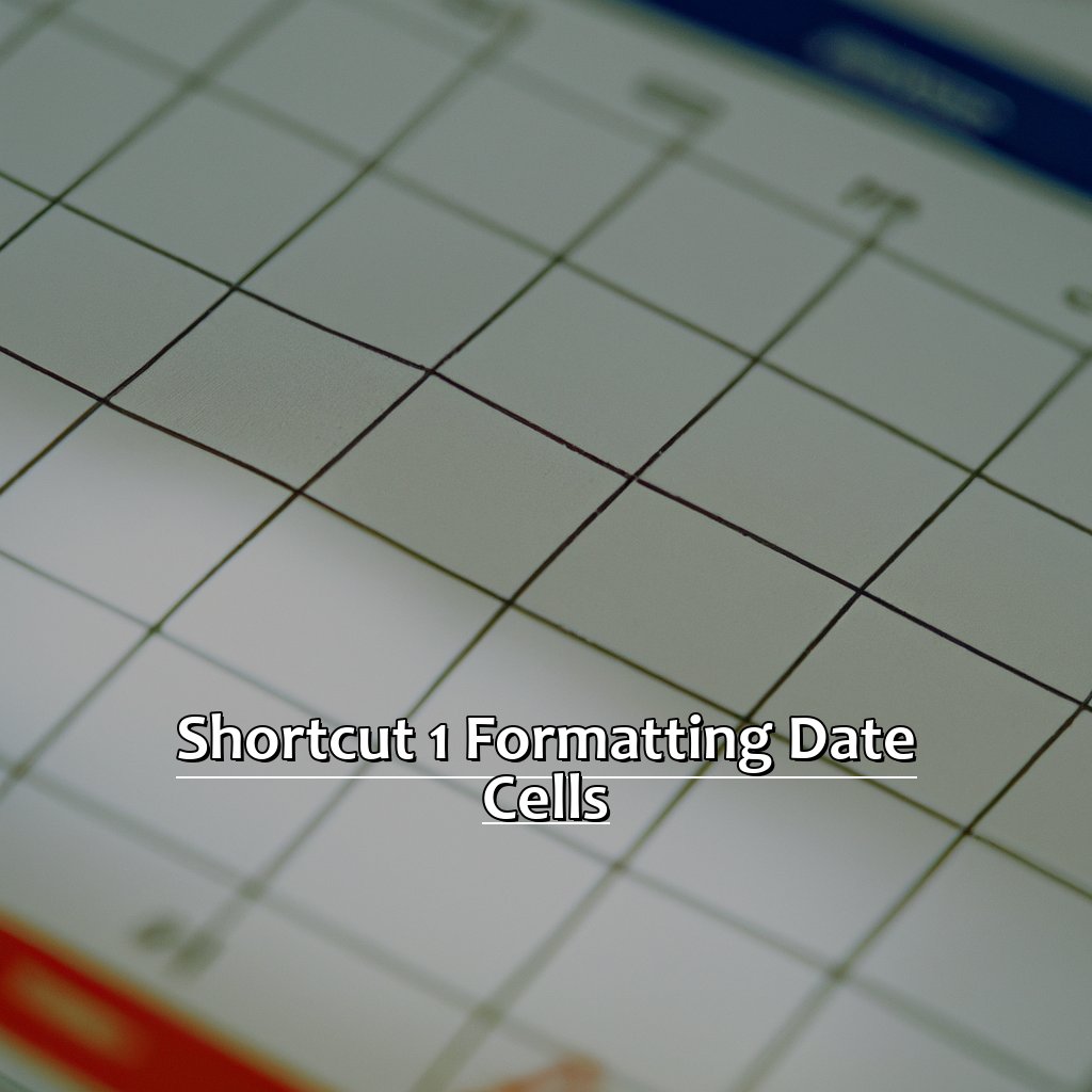 Shortcut 1: Formatting Date Cells-10 shortcuts for working with dates in Excel, 