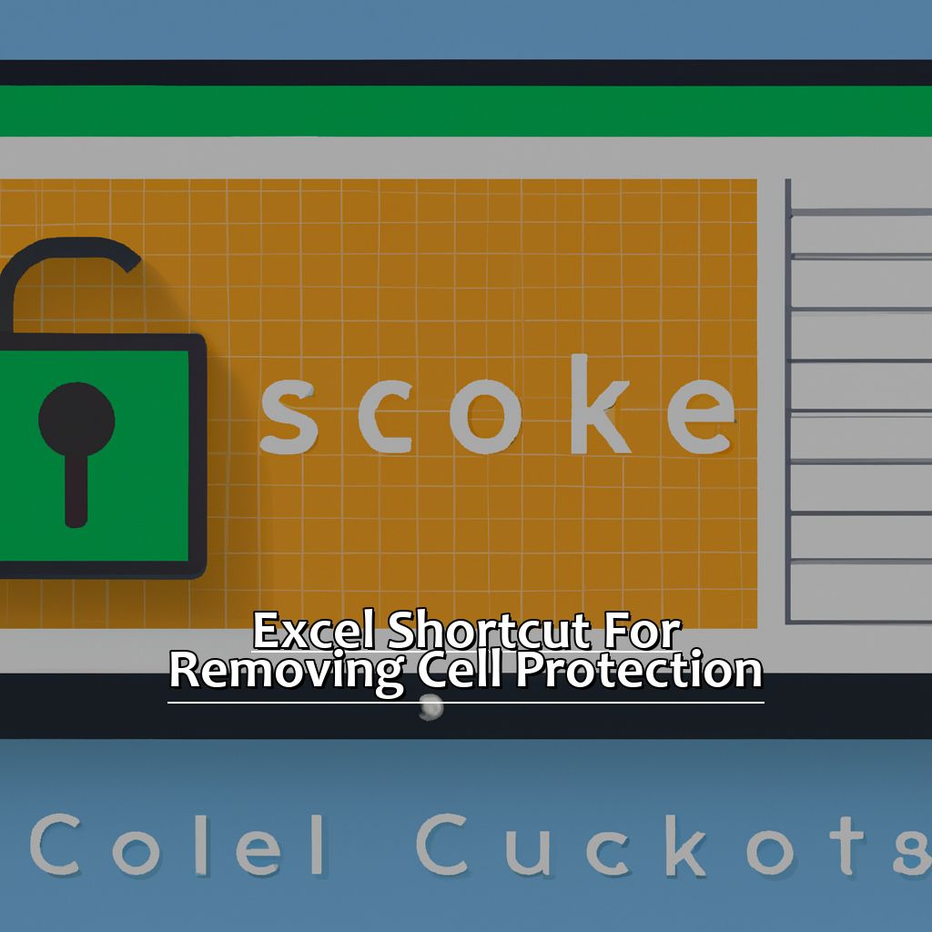 Excel shortcut for removing cell protection-15 essential Excel shortcuts for locking cells, 