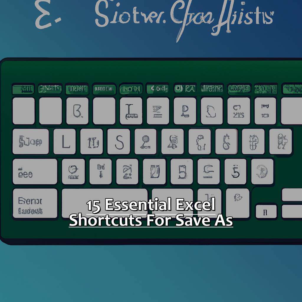 15 essential Excel shortcuts for save as-15 essential Excel shortcuts for save as, 