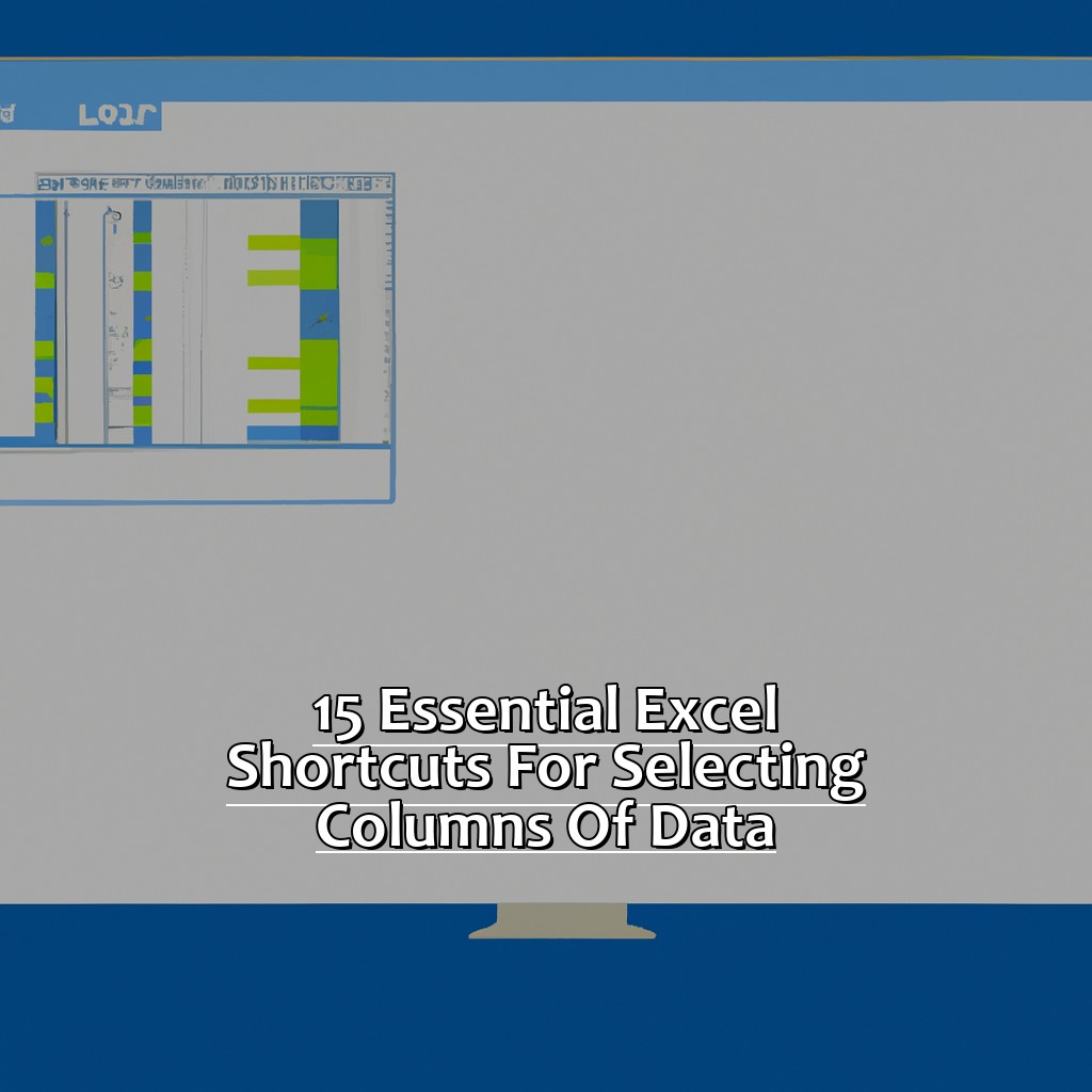 15 Essential Excel shortcuts for selecting columns of data-15 essential Excel shortcuts for selecting columns of data, 