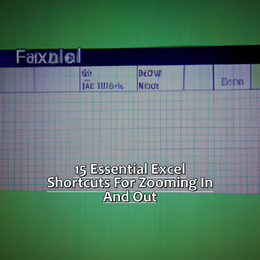 15 Essential Excel Shortcuts For Zooming In And Out QF6D 
