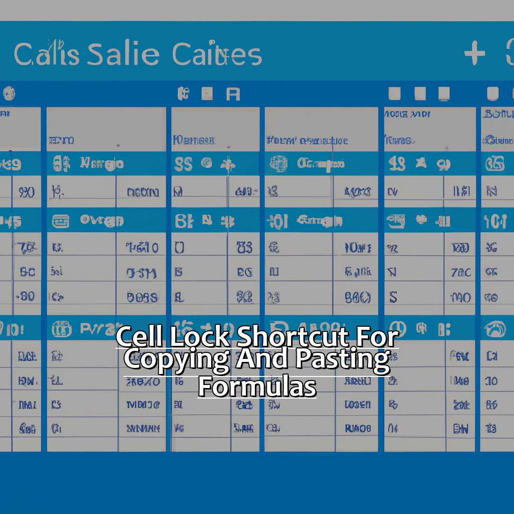 Cell Lock Shortcut for Copying and Pasting Formulas-25 Cell Lock Shortcuts in Excel, 