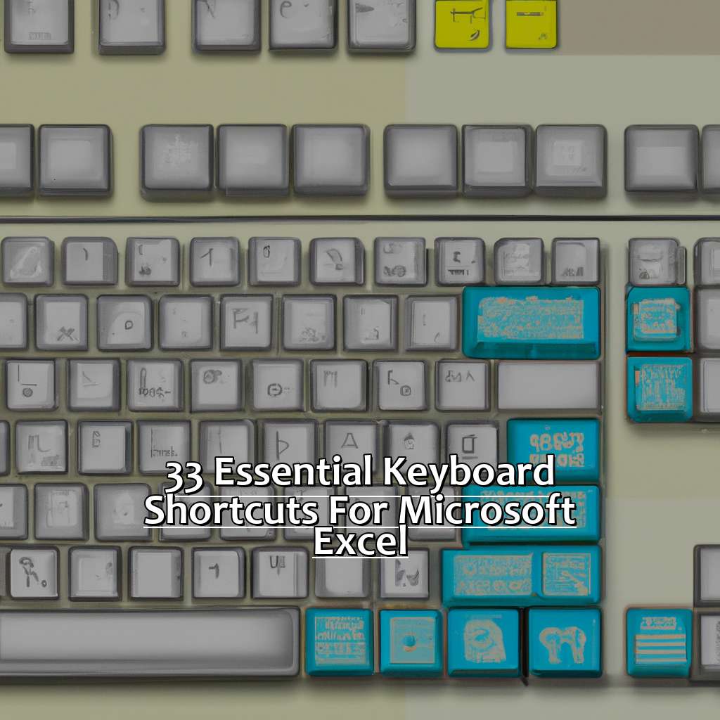 33 essential keyboard shortcuts for Microsoft Excel-33 essential keyboard shortcuts for Microsoft Excel, 