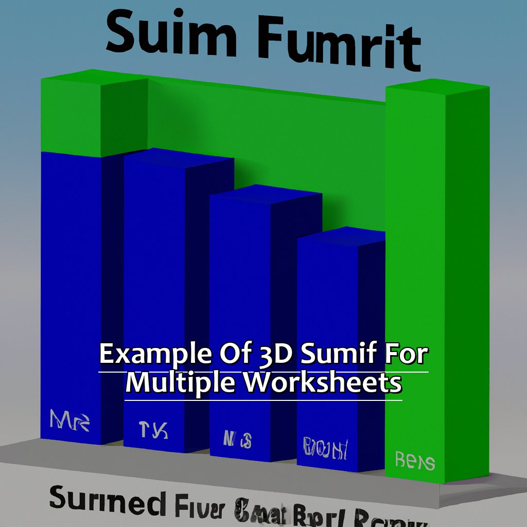 Example of 3D SUMIF for Multiple Worksheets-3D SUMIF for Multiple Worksheets, 