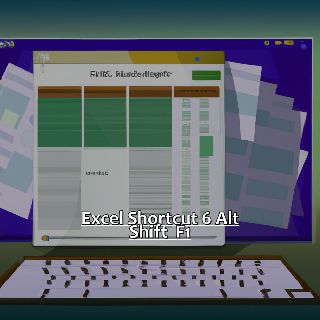 Excel Shortcut #6: Alt + Shift + F1-7 Excel Shortcuts for Adding New Worksheets, 
