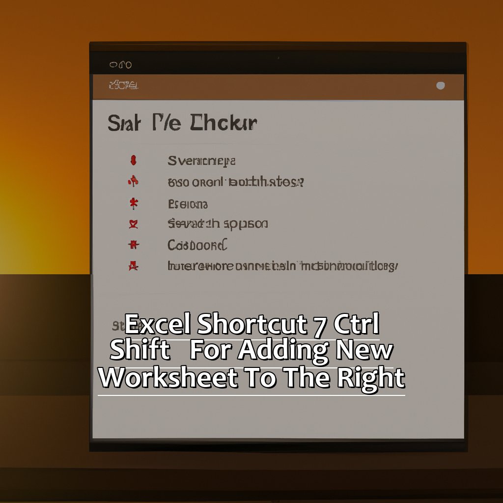 Excel Shortcut #7: Ctrl + Shift + "+" for adding new worksheet to the right-7 Excel Shortcuts for Adding New Worksheets, 