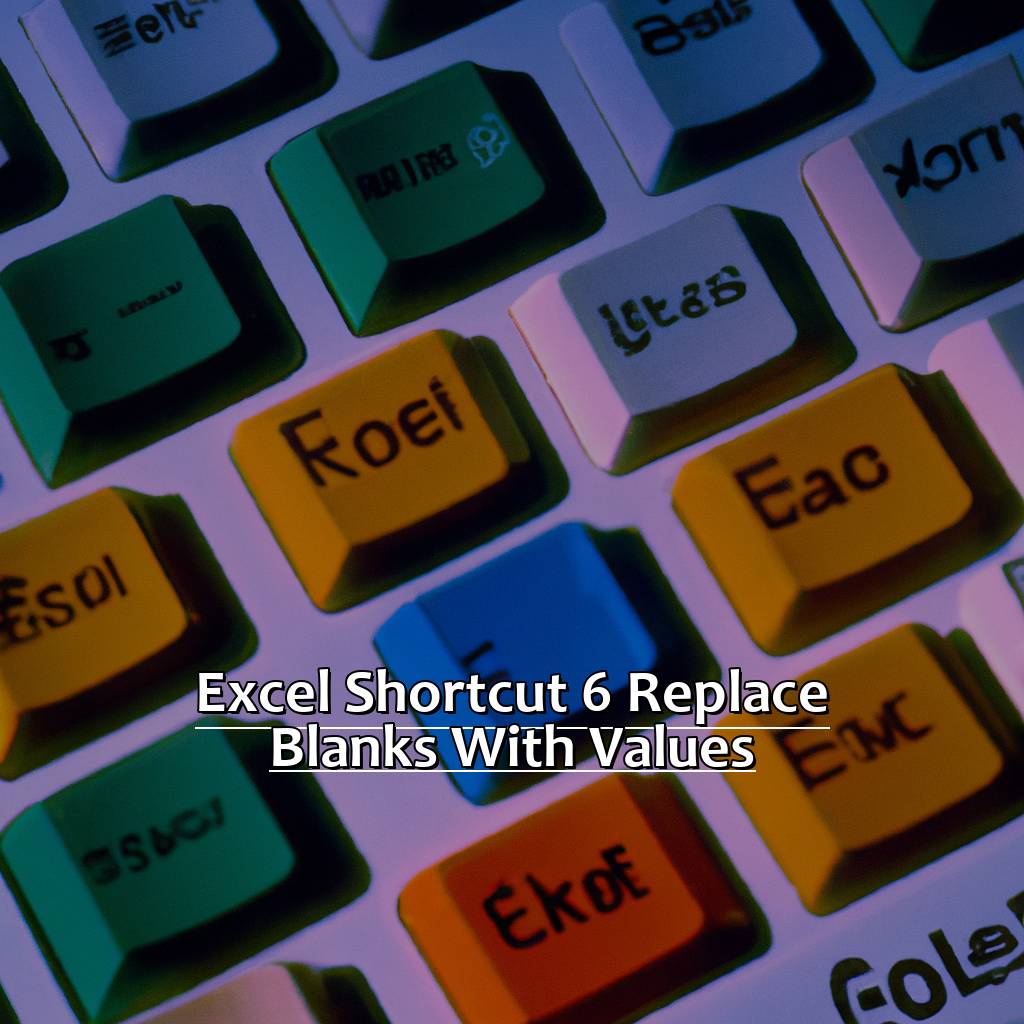 Excel Shortcut #6: Replace Blanks with Values-7 Excel Shortcuts for Replace You Didn