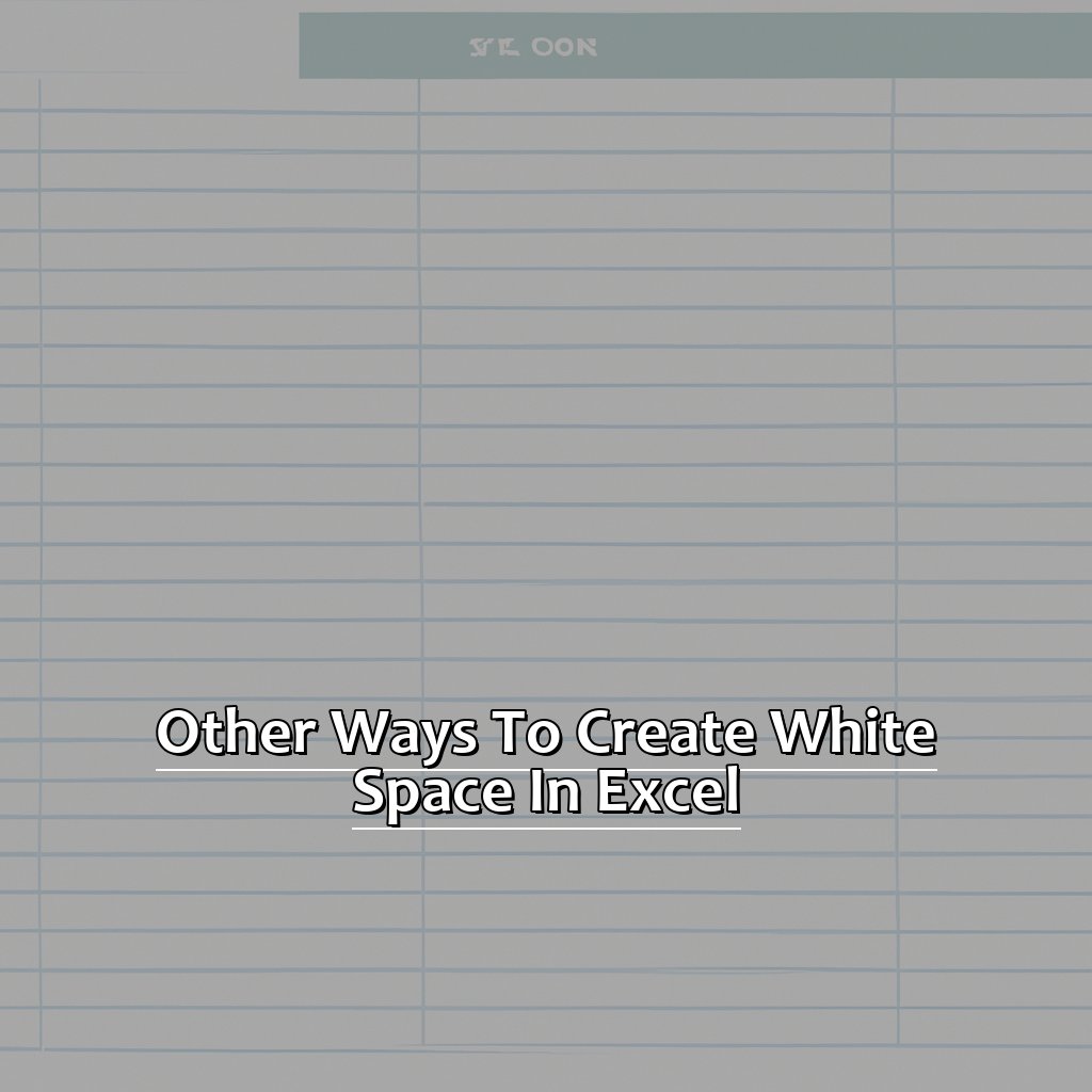 Other Ways to Create White Space in Excel-Adjusting Cell Margins for More White Space in Excel, 