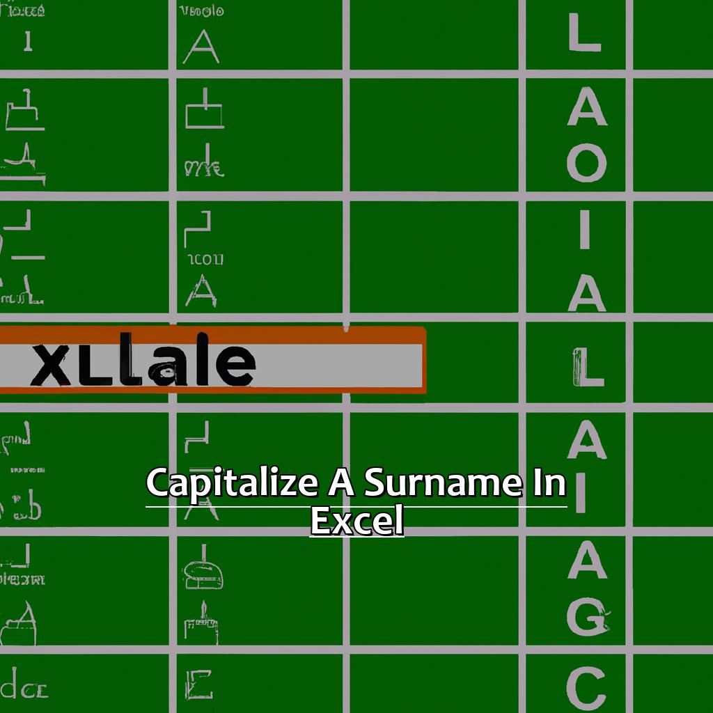 Capitalize a surname in Excel-Capitalizing Just a Surname in Excel, 