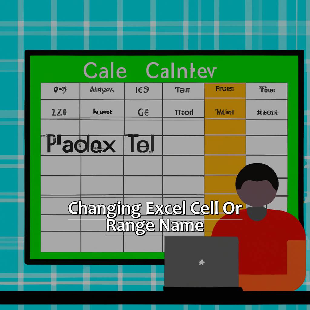 Changing Excel cell or range name-Changing Your Name in Excel, 