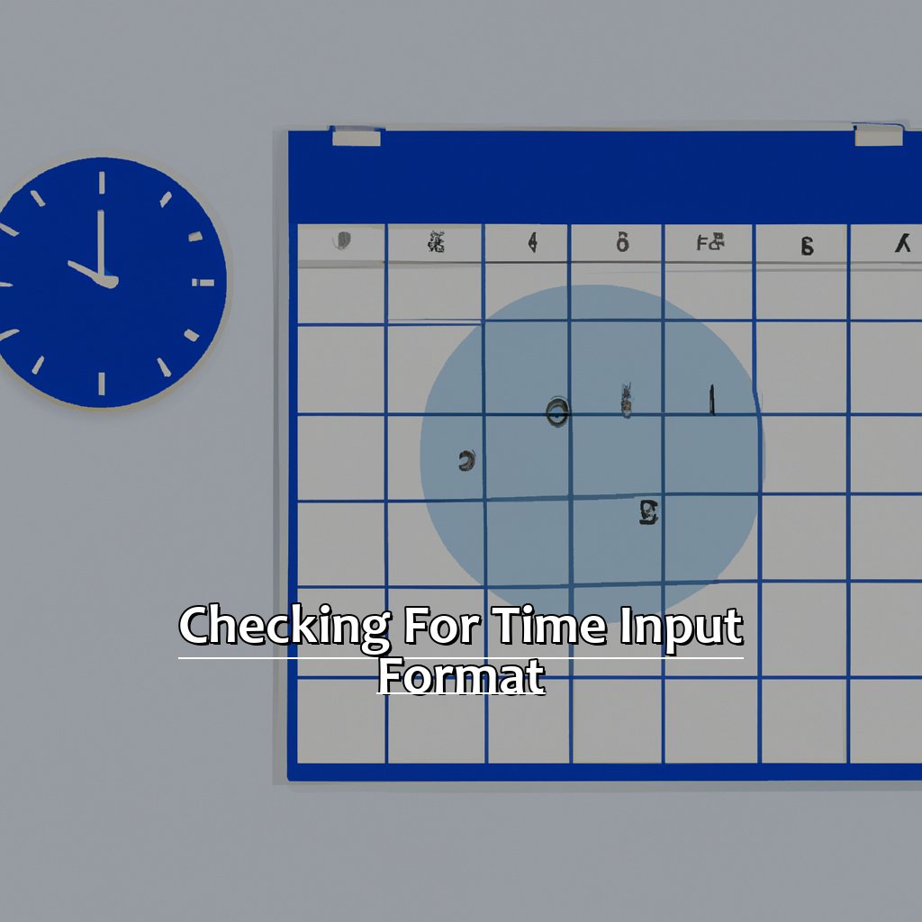Checking for time input format-Checking for Time Input in Excel, 
