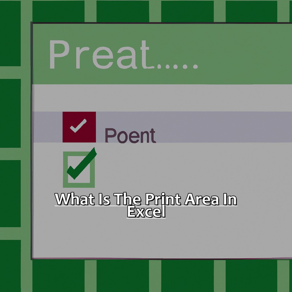 What is the Print Area in Excel-Clearing the Print Area in Excel, 