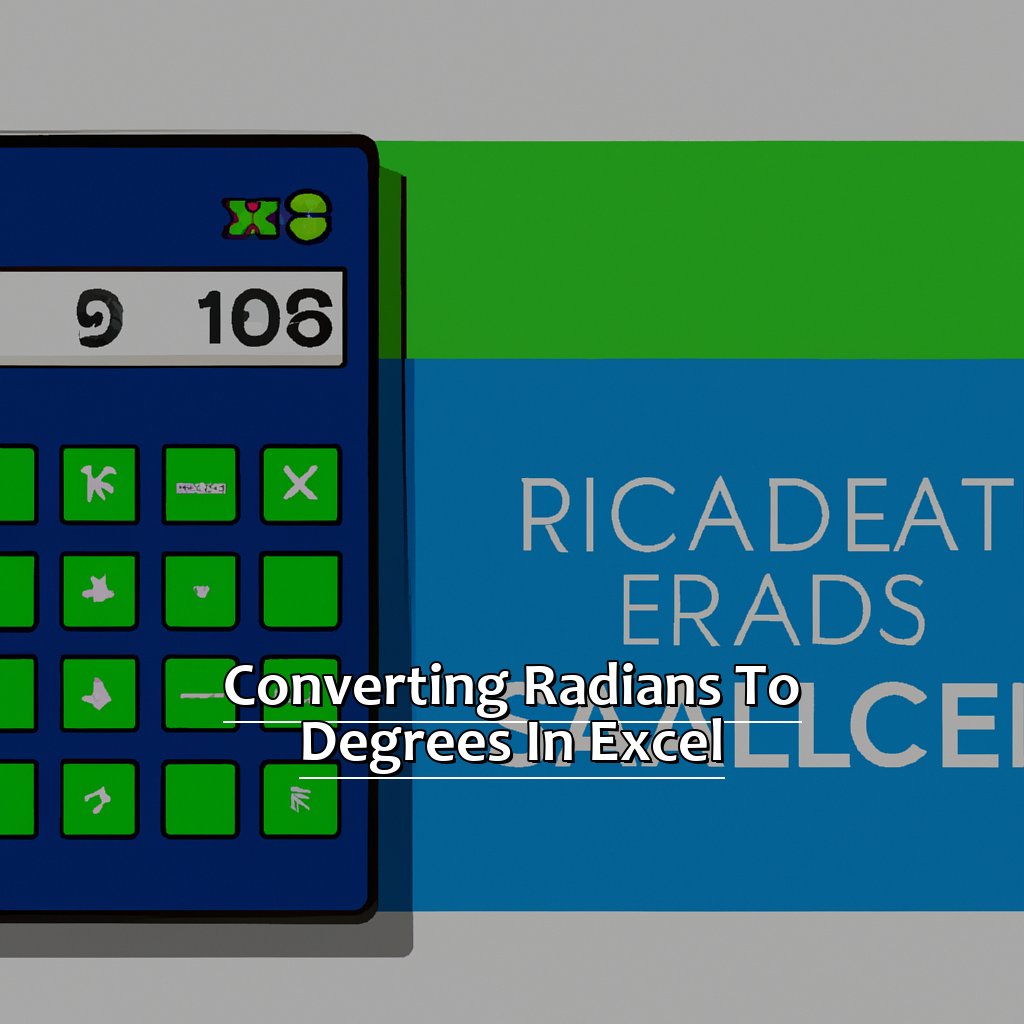 Converting Radians to Degrees in Excel-Converting Radians to Degrees in Excel, 