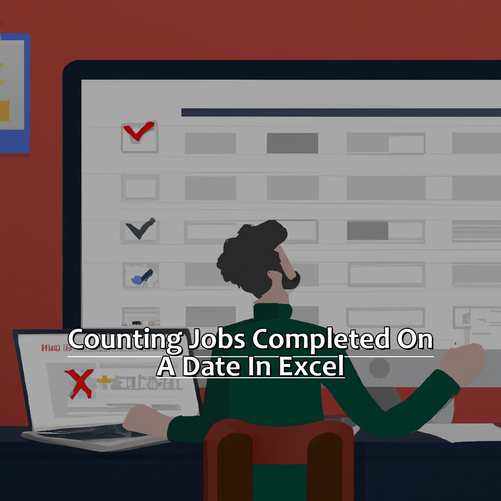 Counting Jobs Completed on a Date in Excel-Counting Jobs Completed On a Date in Excel, 