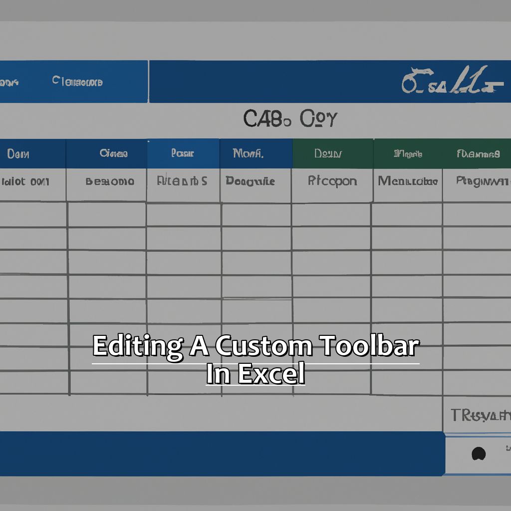 Editing a Custom Toolbar in Excel-Creating a New Toolbar in Excel, 