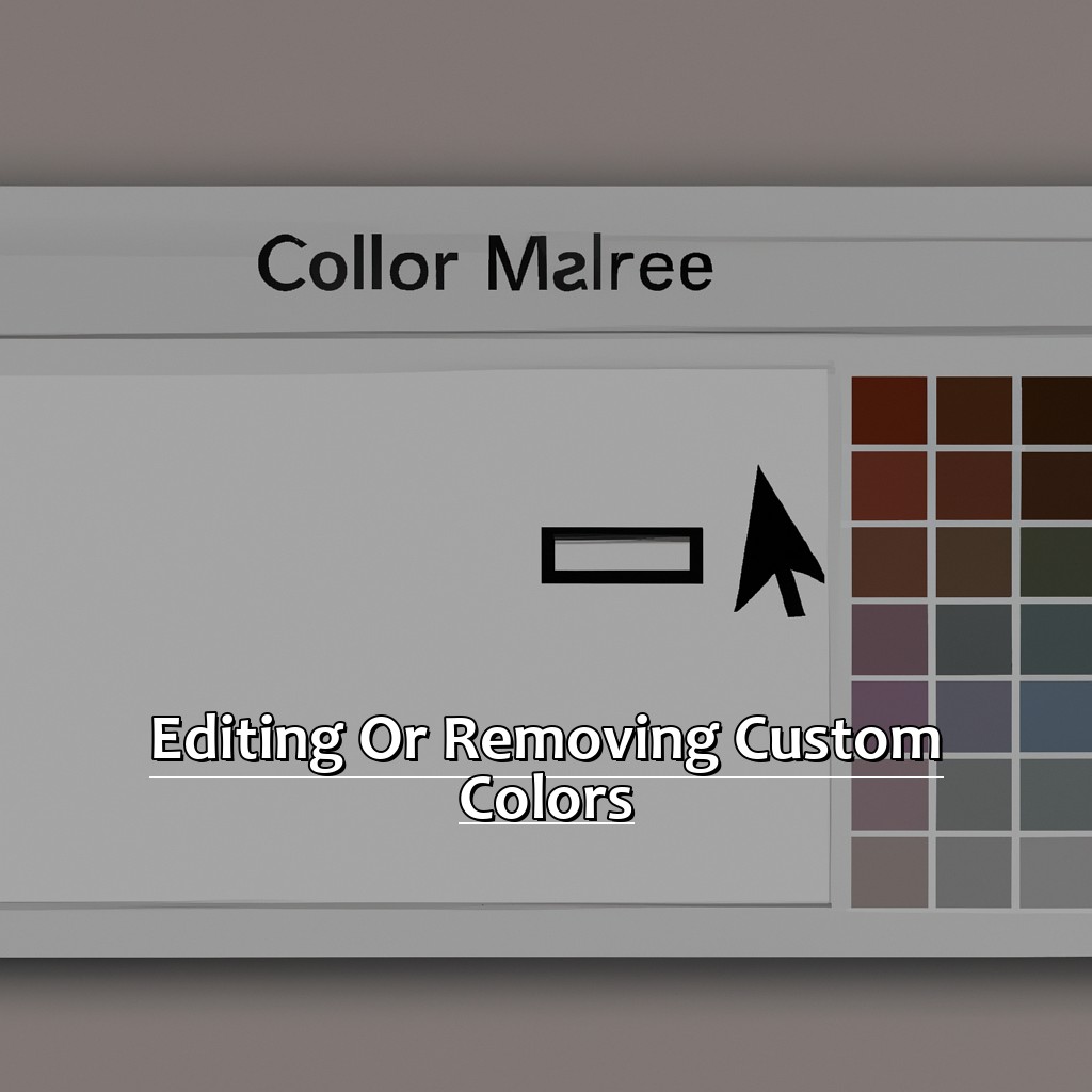 Editing or Removing Custom Colors-Defining and Using Custom Colors in Excel, 
