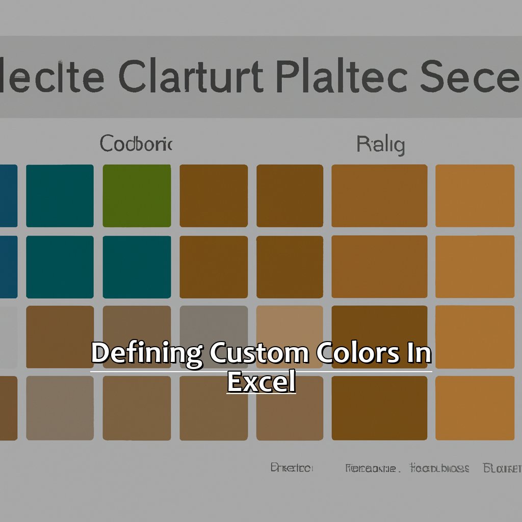 Defining Custom Colors in Excel-Defining and Using Custom Colors in Excel, 