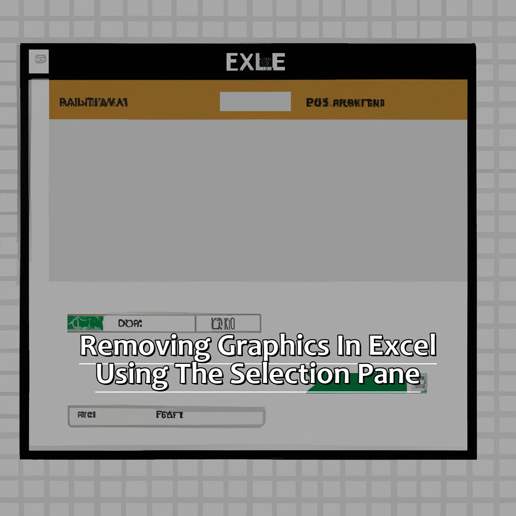 Removing Graphics in Excel Using the Selection Pane-Deleting All Graphics in Excel, 