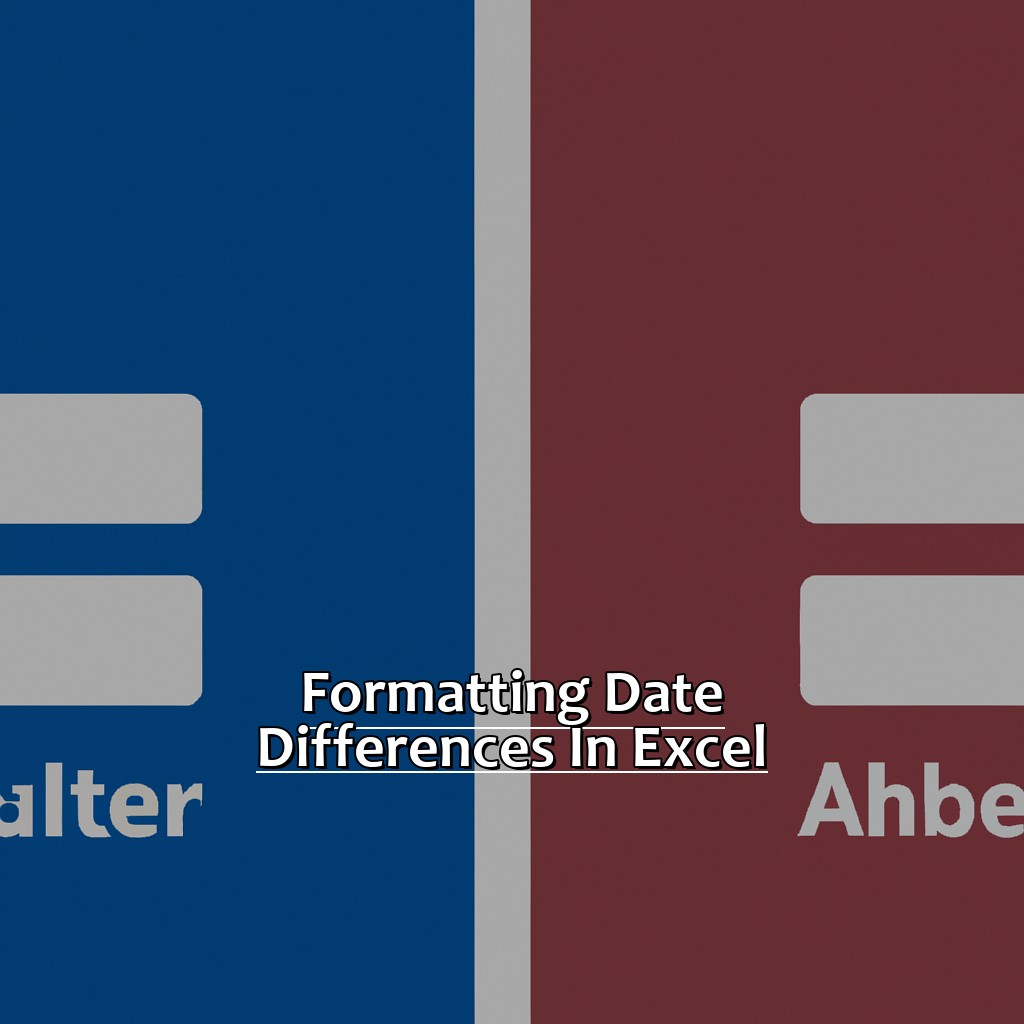 Formatting Date Differences in Excel-Determining Differences Between Dates in Excel, 