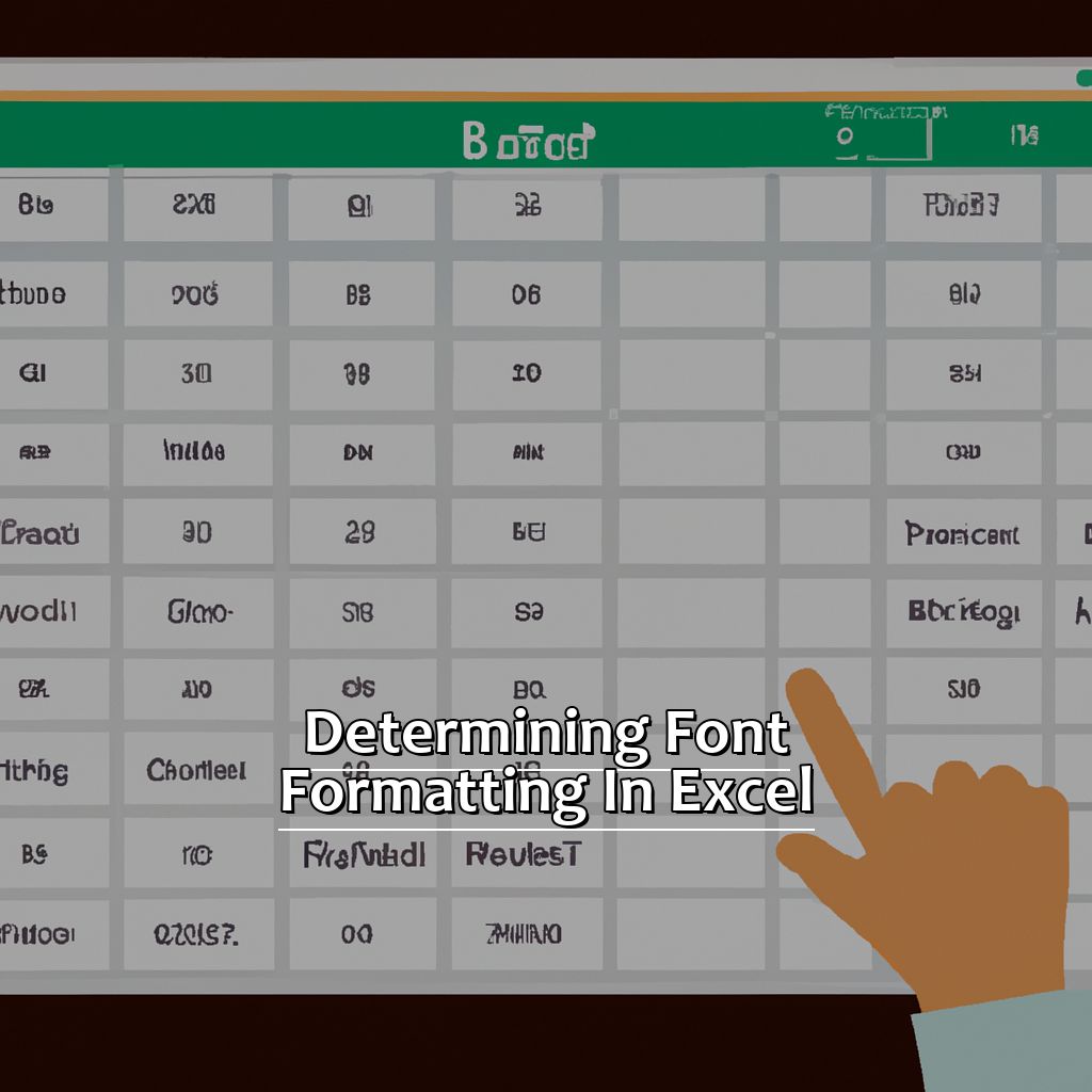 Determining Font Formatting in Excel-Determining Font Formatting in Excel, 