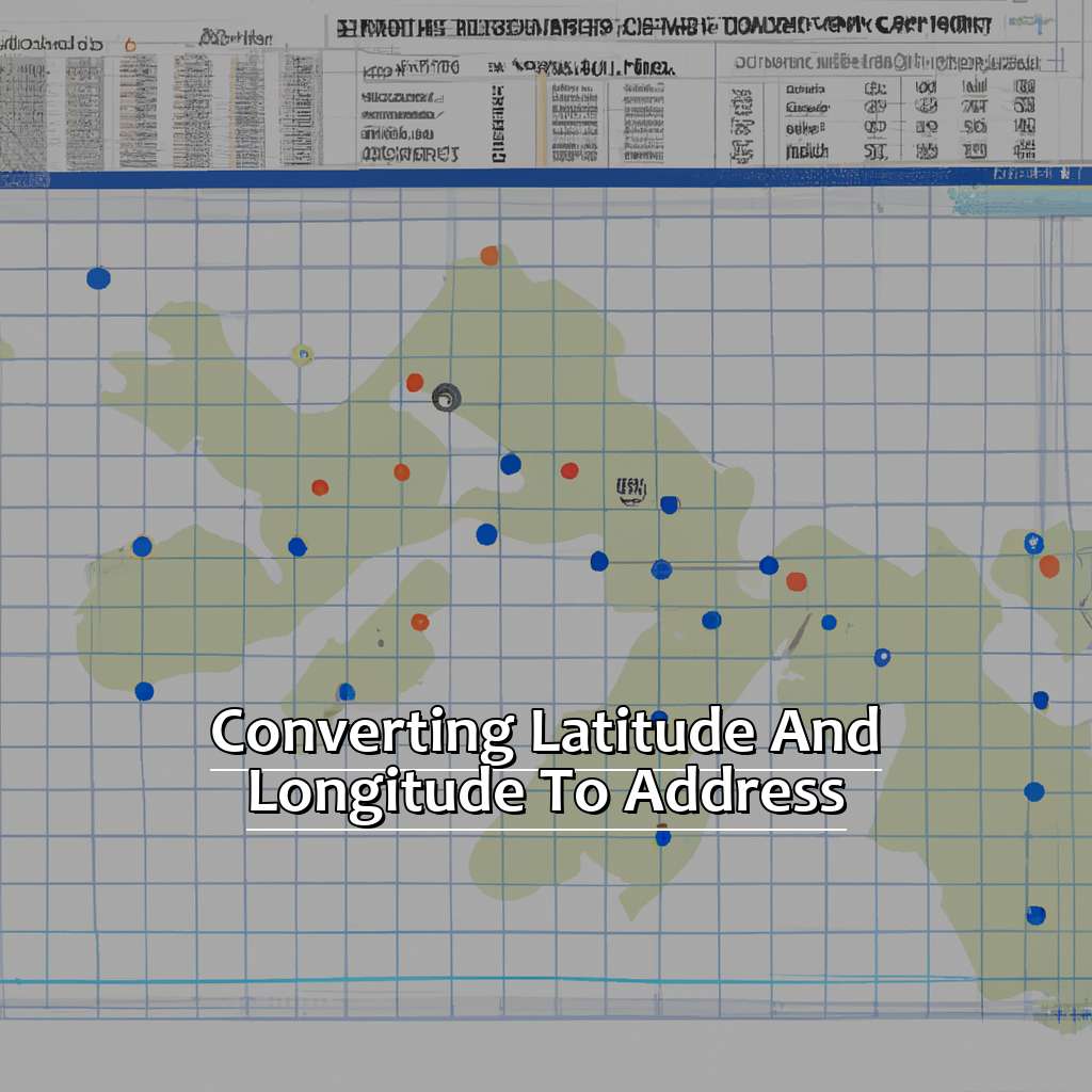 Converting latitude and longitude to address-Displaying Latitude and Longitude in Excel, 