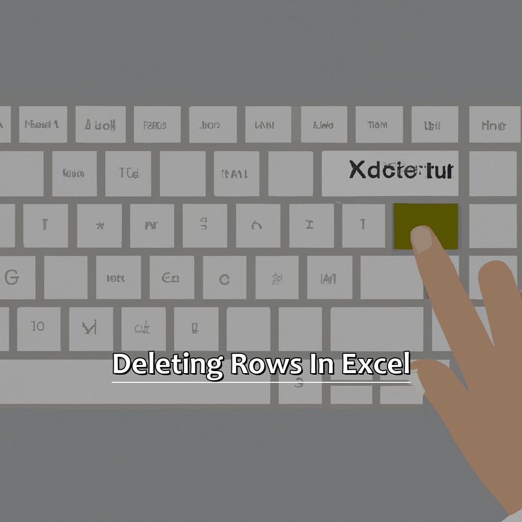 Deleting Rows in Excel-Excel Keyboard Shortcut to Delete Row - The Easy Way, 
