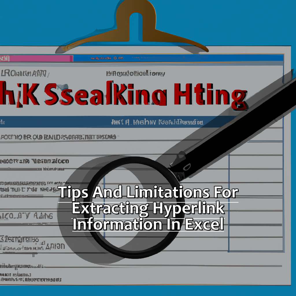 Tips and Limitations for Extracting Hyperlink Information in Excel-Extracting Hyperlink Information in Excel, 