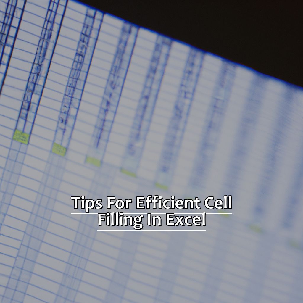 Tips for Efficient Cell Filling in Excel-Filling a Cell in Excel, 