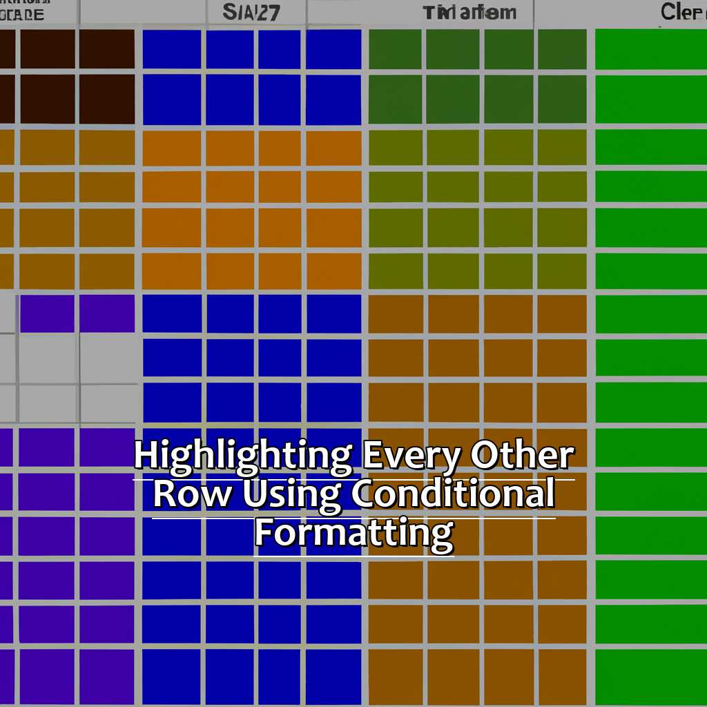 Highlighting Every Other Row Using Conditional Formatting-Highlight Every Other Row in Excel, 