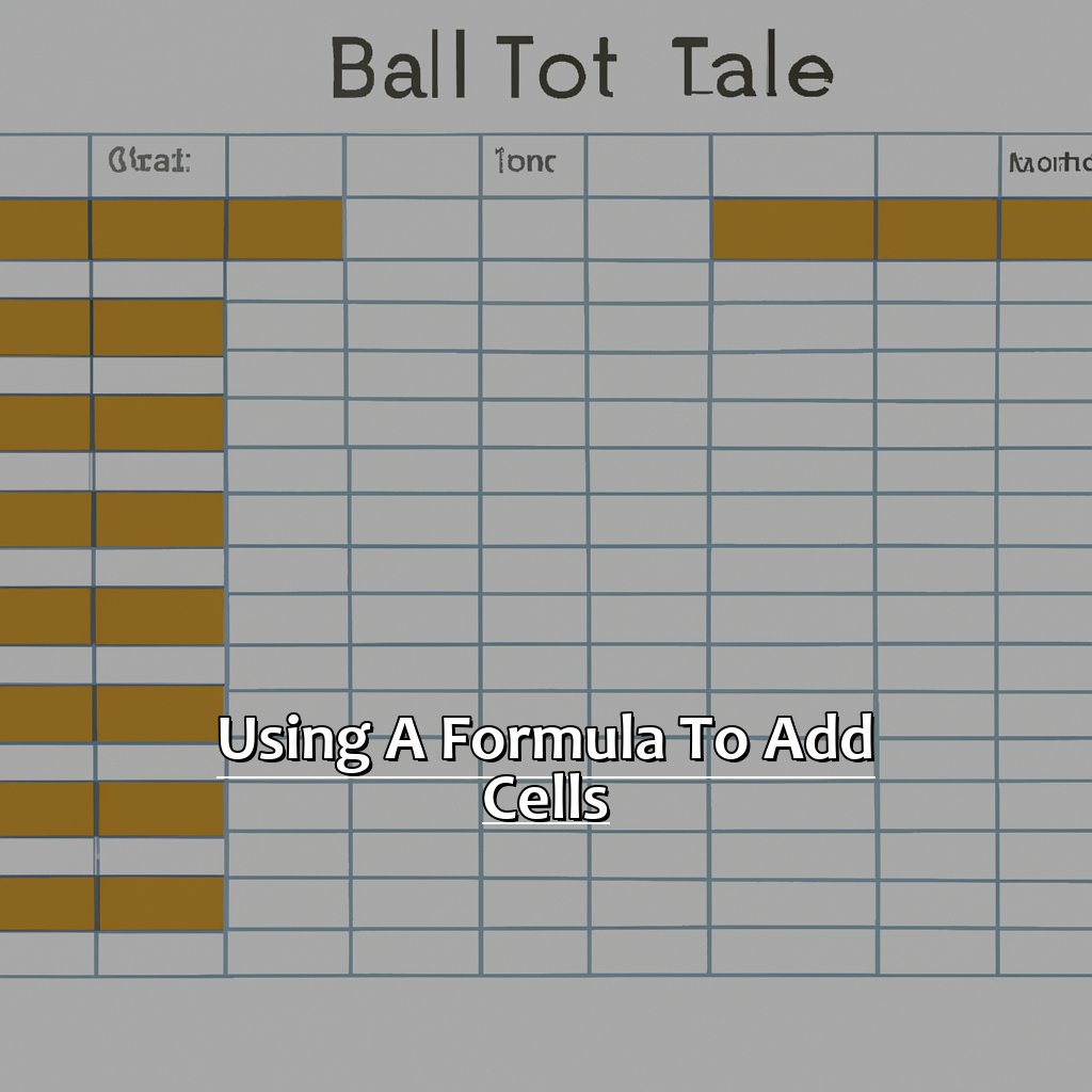 Using a Formula to Add Cells-How to Add Cells in Excel, 