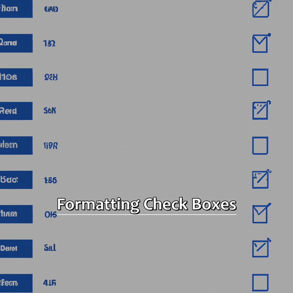 Formatting Check Boxes-How to Add Check Boxes in Excel, 