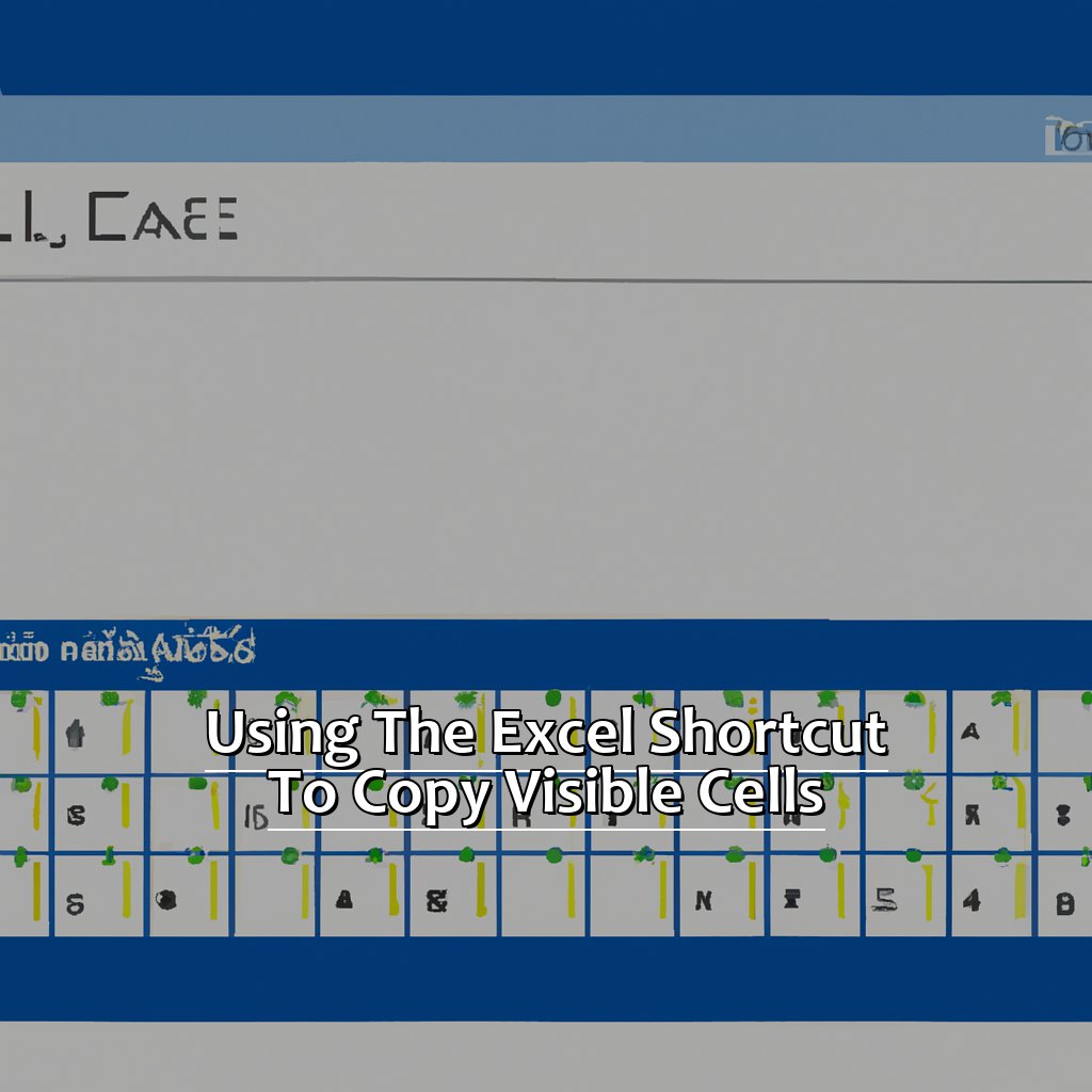 Using the Excel Shortcut to Copy Visible Cells-How to Copy Only Visible Cells in Excel Shortcut, 