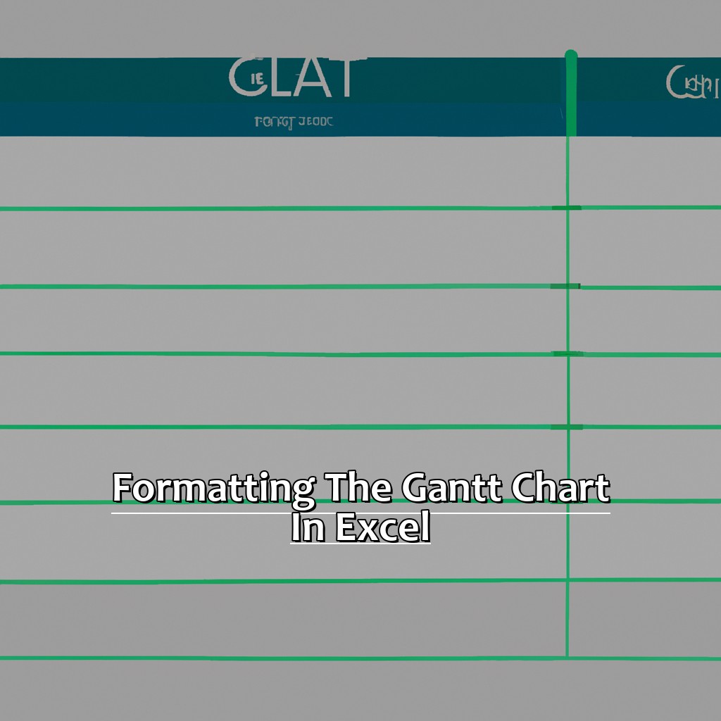Formatting the Gantt Chart in Excel-How to Create a Gantt Chart in Excel, 