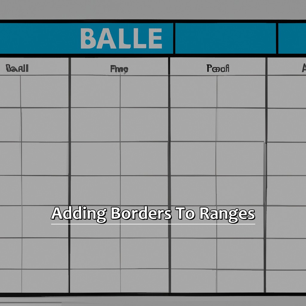 Adding Borders to Ranges-How to Draw Borders in Excel, 