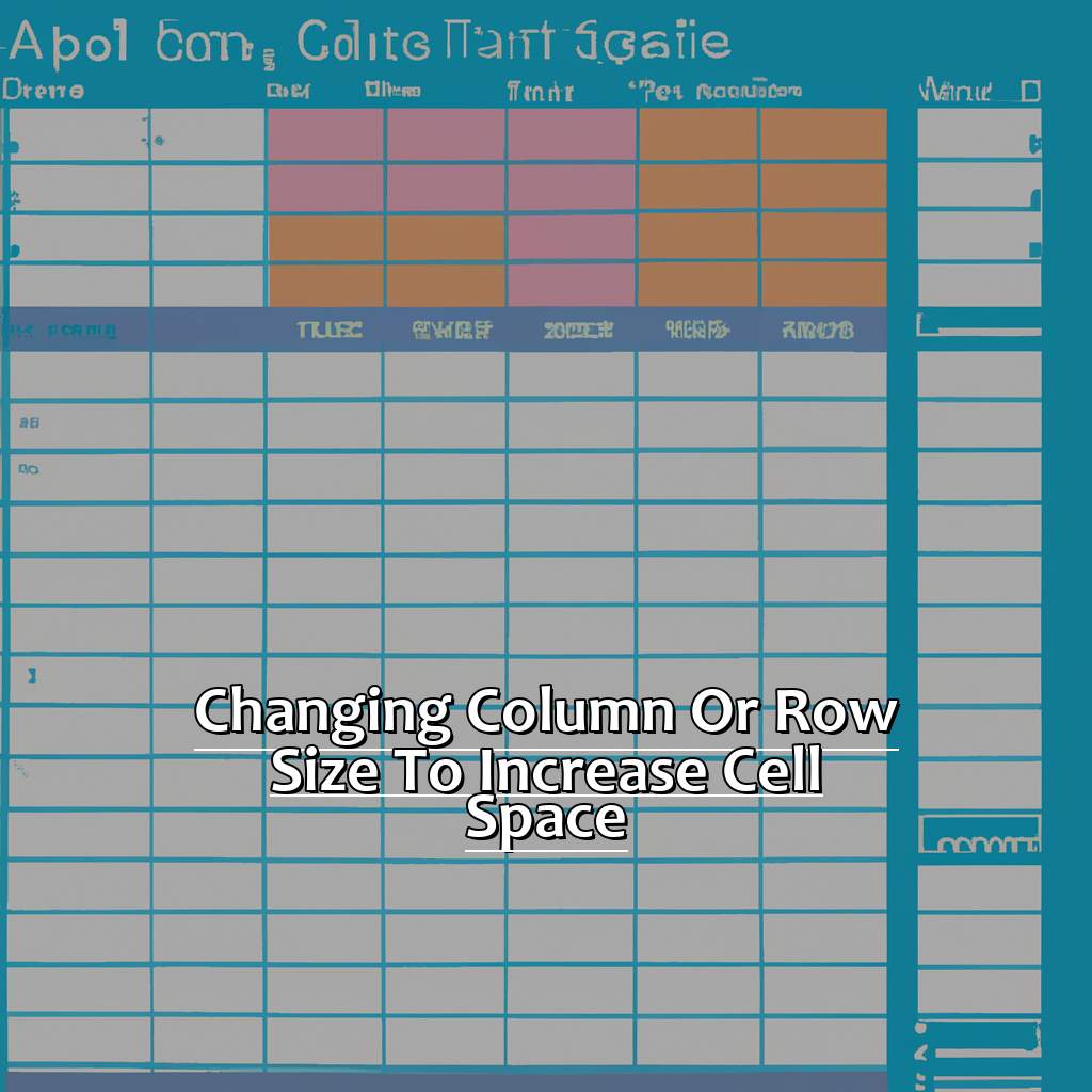 Changing Column or Row Size to Increase Cell Space-How to Make Cells Bigger in Excel, 