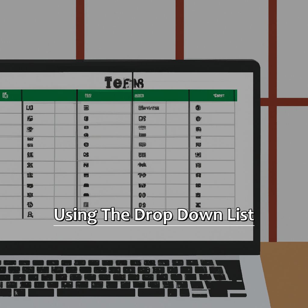 Using the Drop Down List-How to Make a Drop Down List in Excel, 