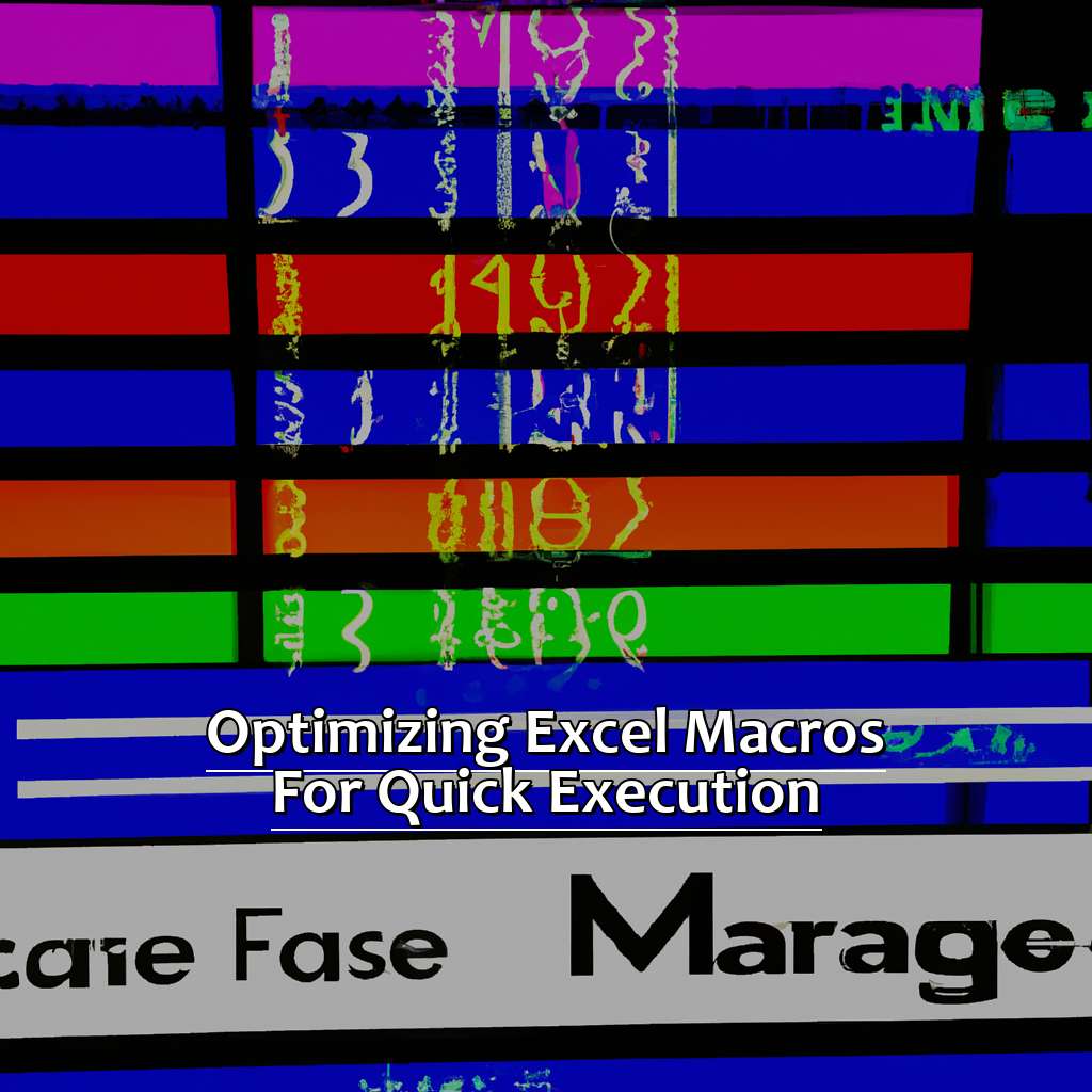 Optimizing Excel Macros for Quick Execution-How to Make a Macro Run Quickly in Excel, 