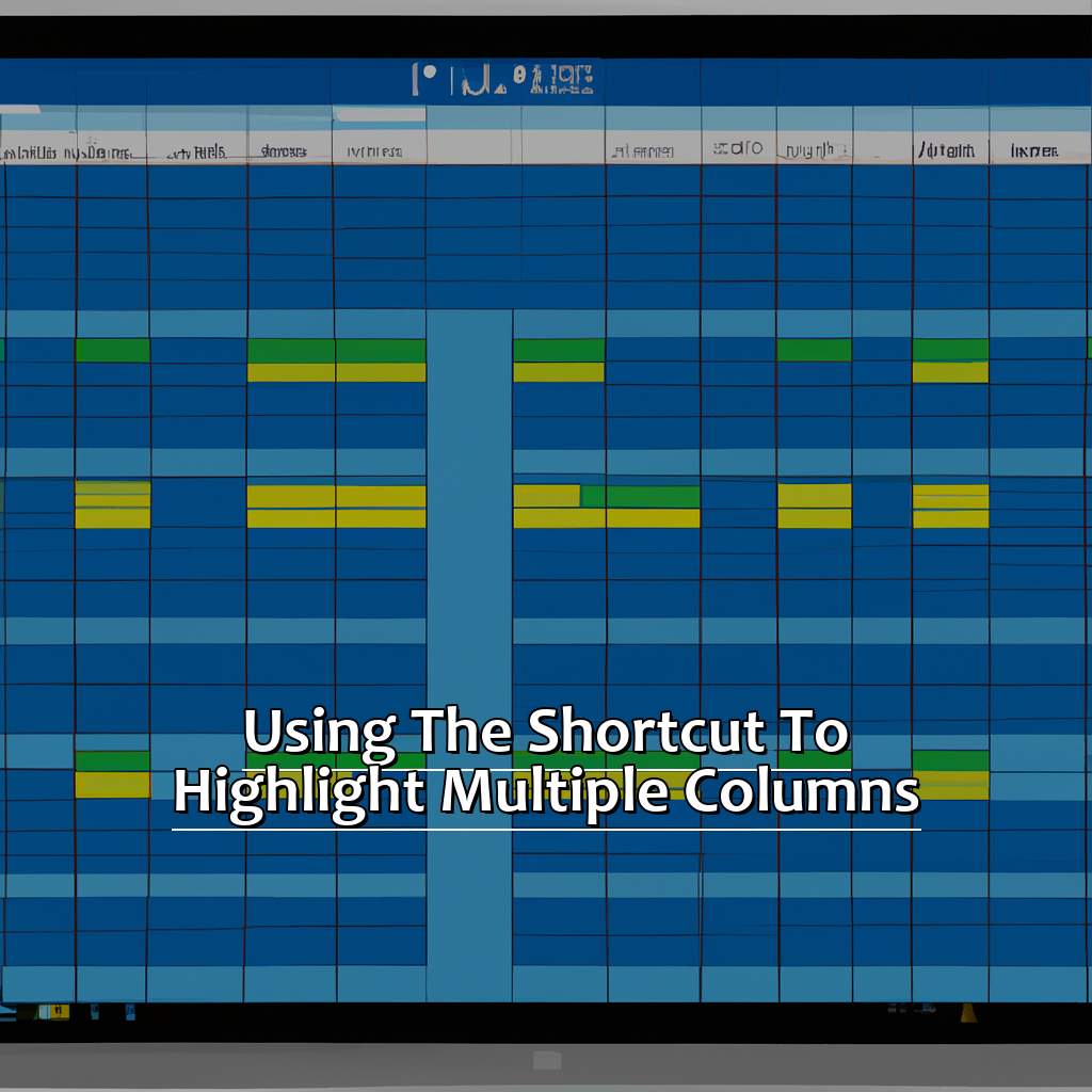Using the Shortcut to Highlight Multiple Columns-How to Quickly Highlight Columns in Excel Using a Keyboard Shortcut, 