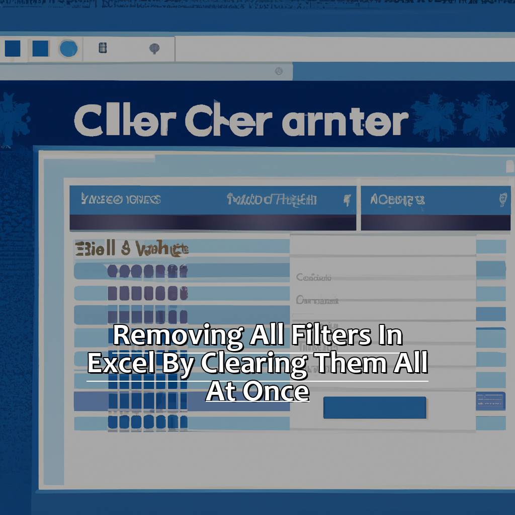 Removing All Filters in Excel by Clearing Them All at Once-How to Remove All Filters in Excel with One Shortcut, 