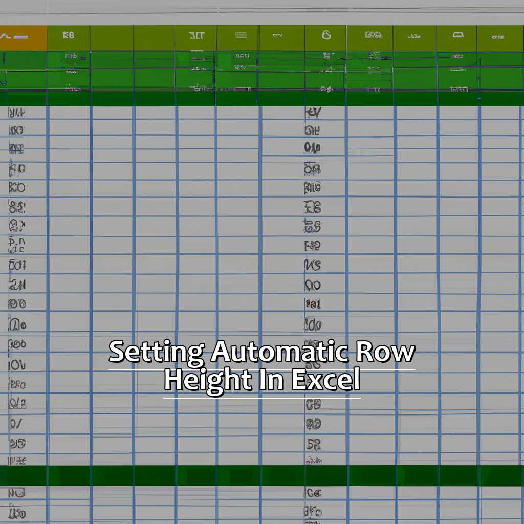 Setting Automatic Row Height in Excel-How to Set Automatic Row Height for Wrapped Text in Excel, 