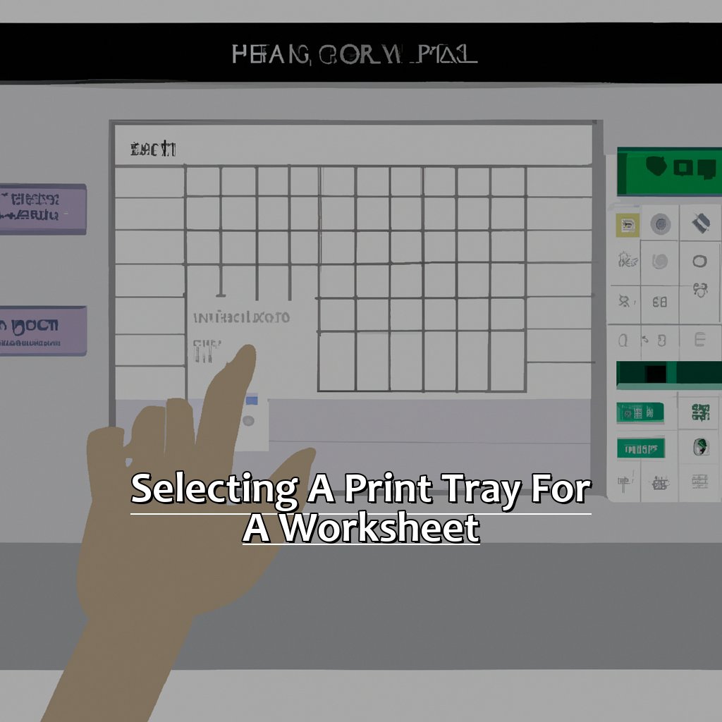 Selecting a Print Tray for a Worksheet-How to Specify a Print Tray for a Worksheet in Excel, 