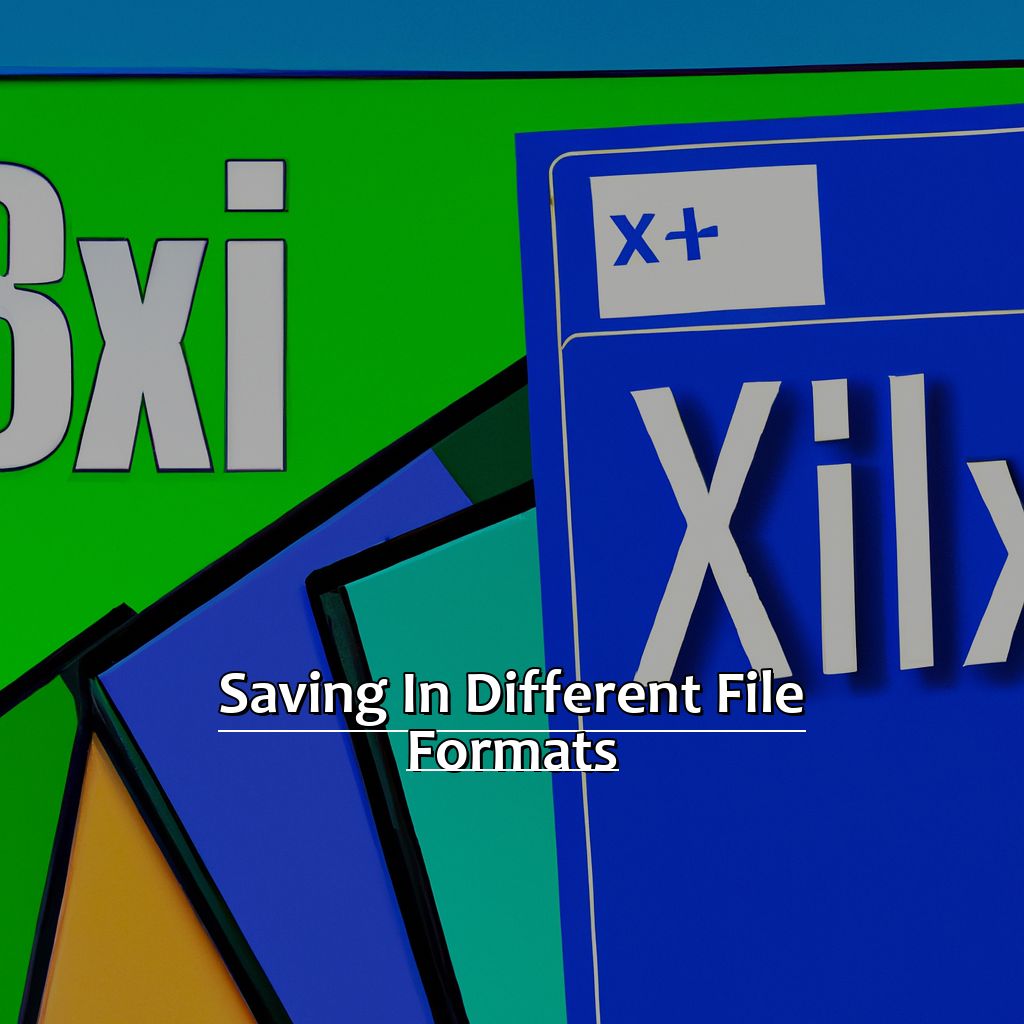 Saving in Different File Formats-How to Use the Excel Save As Shortcut, 