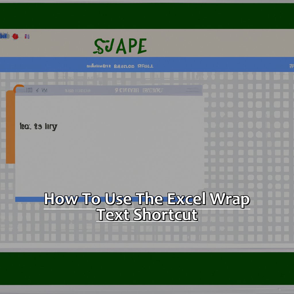 How to Use the Excel Wrap Text Shortcut-How to Use the Excel Wrap Text Shortcut, 