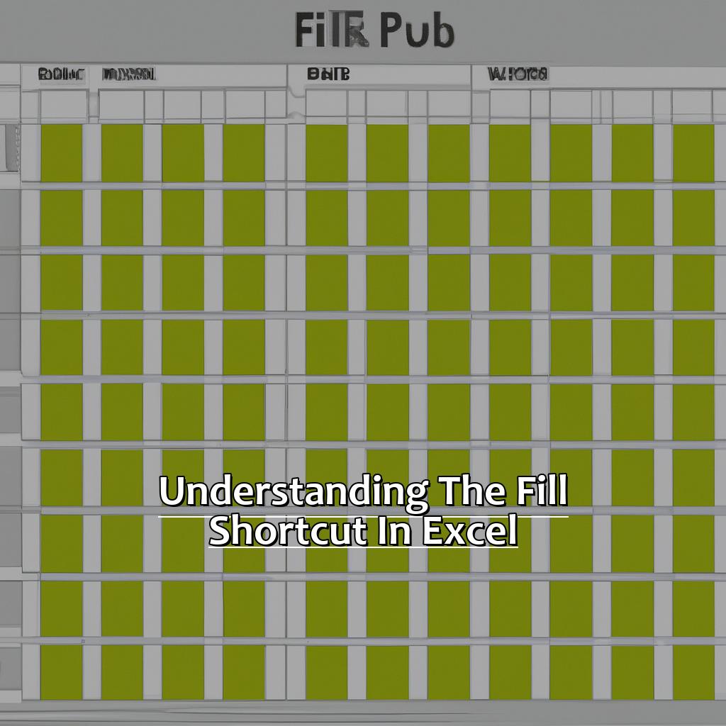 Understanding the Fill Shortcut in Excel-How to Use the Fill Shortcut in Excel, 