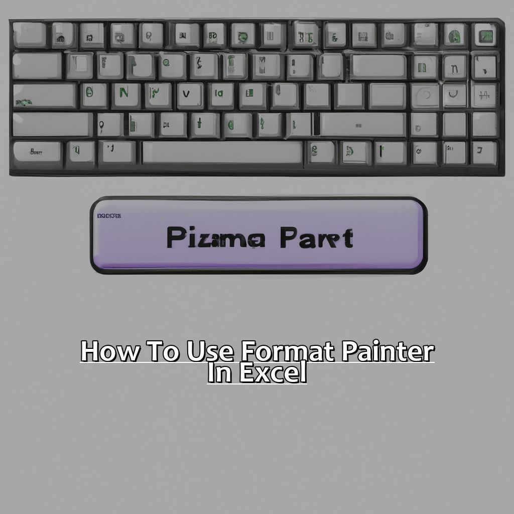 How to Use Format Painter in Excel-How to Use the Format Painter Keyboard Shortcut in Excel, 