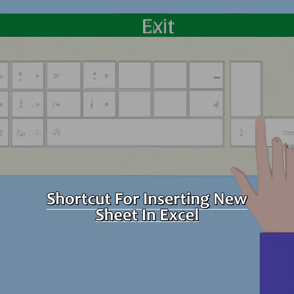 Shortcut for Inserting New Sheet in Excel-How to Use the Insert New Sheet Shortcut in Excel, 