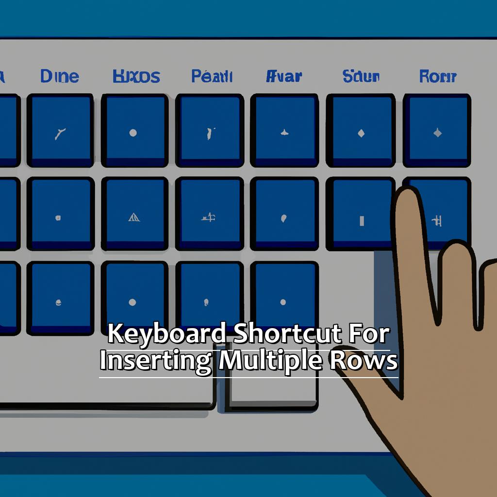 Keyboard shortcut for inserting multiple rows-How to Use the Keyboard Shortcut to Insert Multiple Rows in Excel, 