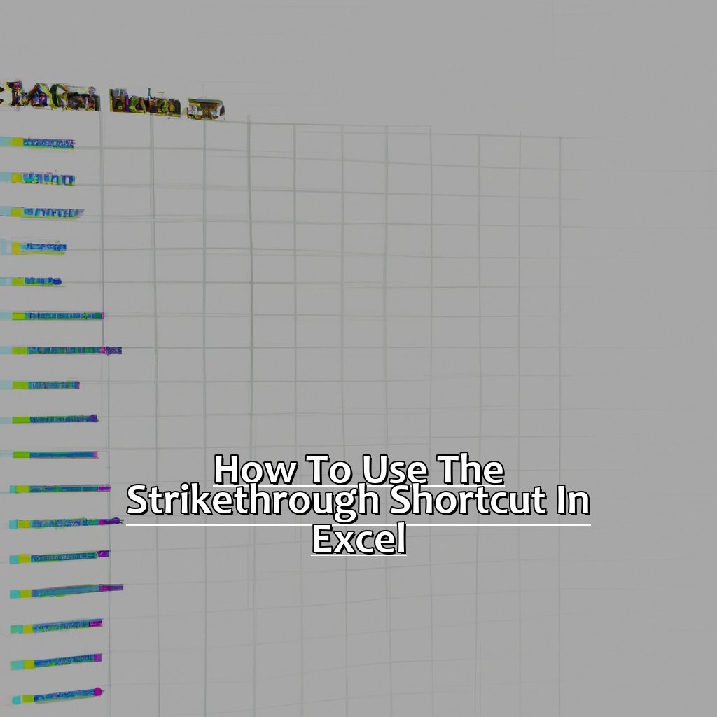 How to Use the Strikethrough Shortcut in Excel-How to Use the Strikethrough Shortcut in Excel, 