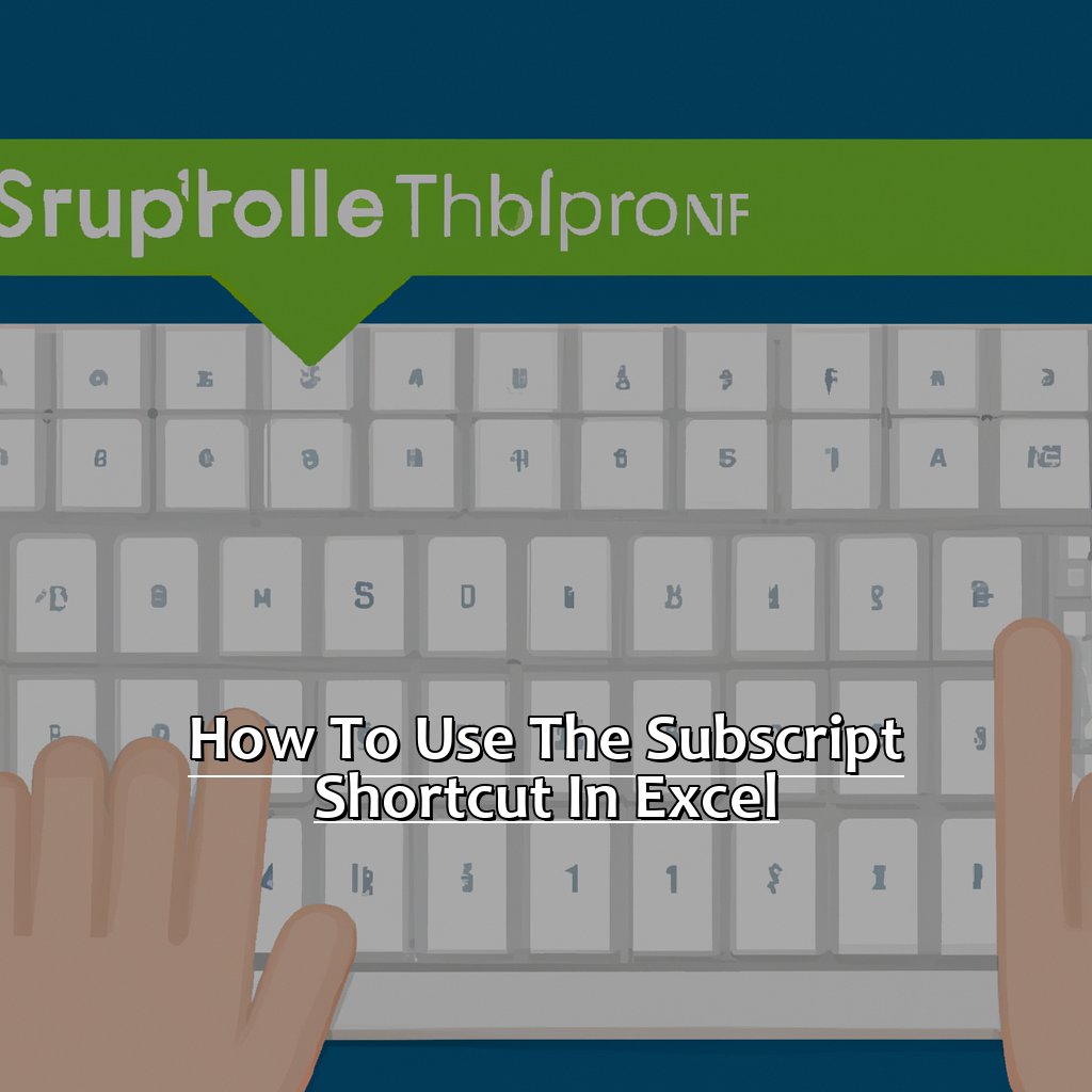 How to Use the Subscript Shortcut in Excel-How to Use the Subscript Shortcut in Excel, 